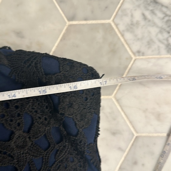 Sam Edelman Guipure Lace Strapless Dress with Built-in Bra - Picture 6 of 6